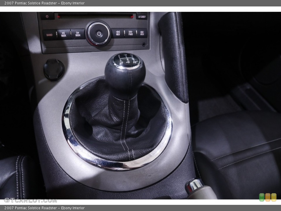 Ebony Interior Transmission for the 2007 Pontiac Solstice Roadster #142722096