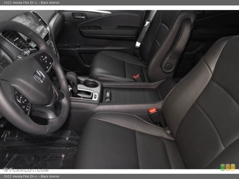 Black Interior Front Seat for the 2022 Honda Pilot EX-L #142725294