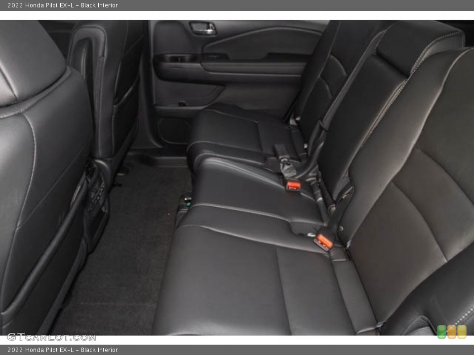 Black Interior Rear Seat for the 2022 Honda Pilot EX-L #142725300