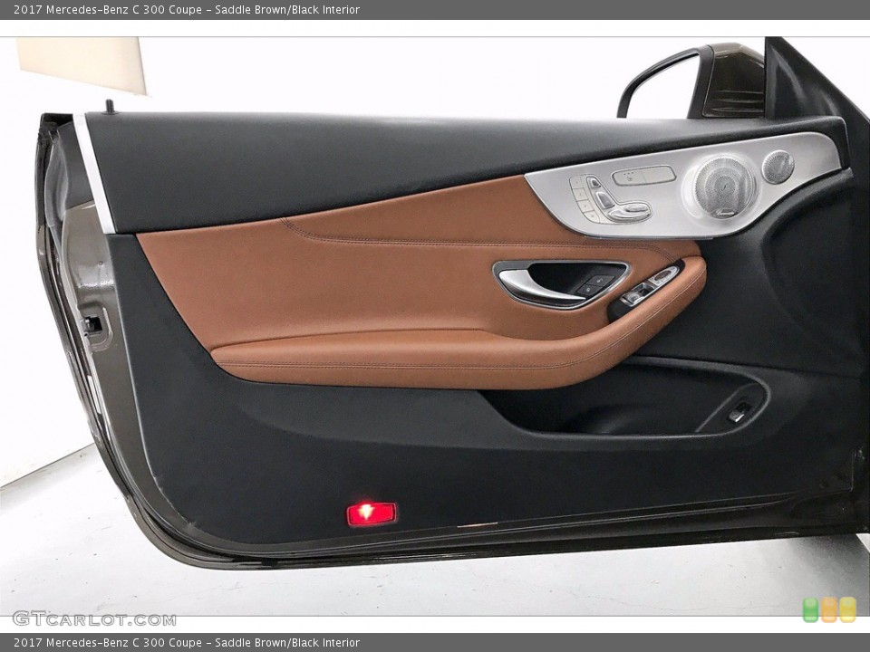 Saddle Brown/Black Interior Door Panel for the 2017 Mercedes-Benz C 300 Coupe #142728489