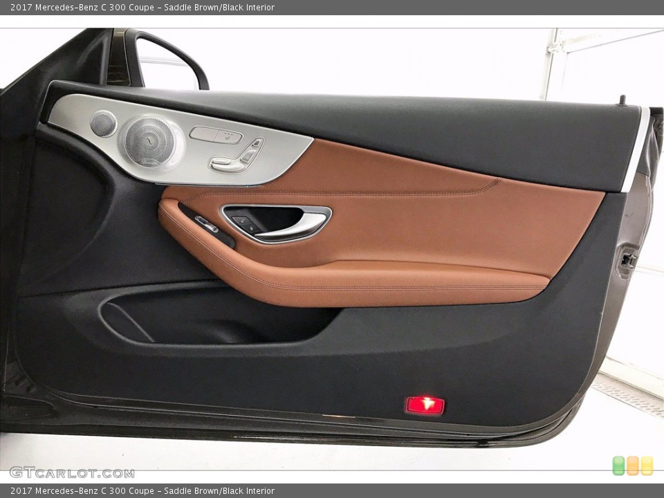 Saddle Brown/Black Interior Door Panel for the 2017 Mercedes-Benz C 300 Coupe #142728516