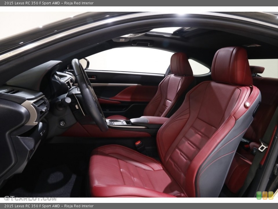 Rioja Red Interior Front Seat for the 2015 Lexus RC 350 F Sport AWD #142729709