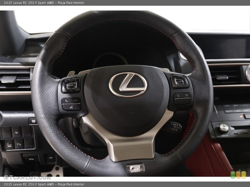 Rioja Red Interior Steering Wheel for the 2015 Lexus RC 350 F Sport AWD #142729748
