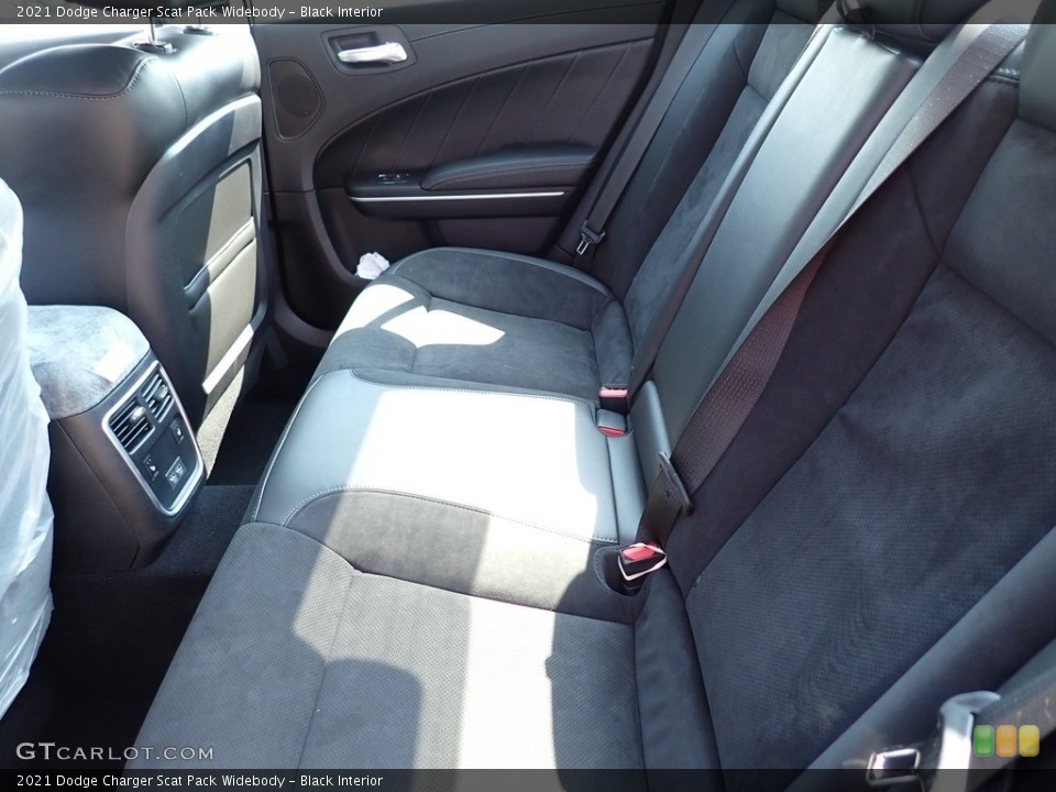 Black Interior Rear Seat for the 2021 Dodge Charger Scat Pack Widebody #142729925