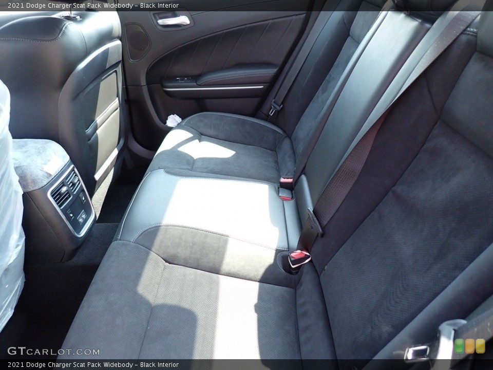 Black Interior Rear Seat for the 2021 Dodge Charger Scat Pack Widebody #142729946