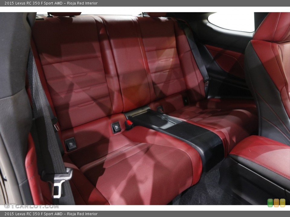 Rioja Red Interior Rear Seat for the 2015 Lexus RC 350 F Sport AWD #142729959