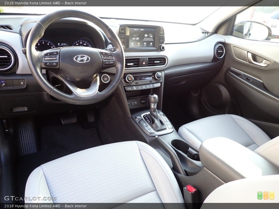 Black Interior Photo for the 2018 Hyundai Kona Limited AWD #142730241