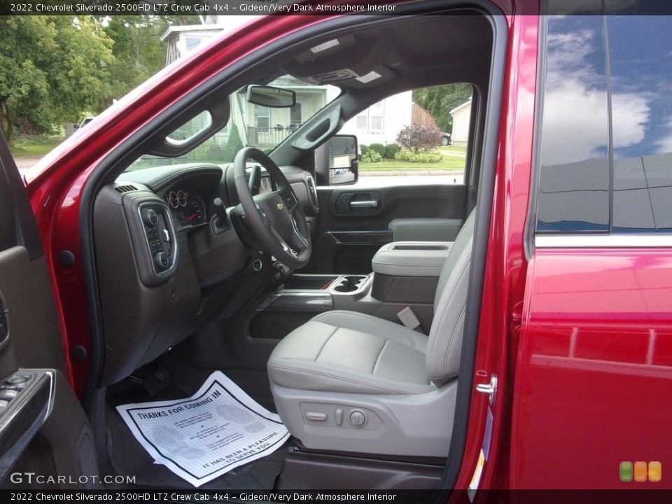 Gideon/Very Dark Atmosphere Interior Front Seat for the 2022 Chevrolet Silverado 2500HD LTZ Crew Cab 4x4 #142730322