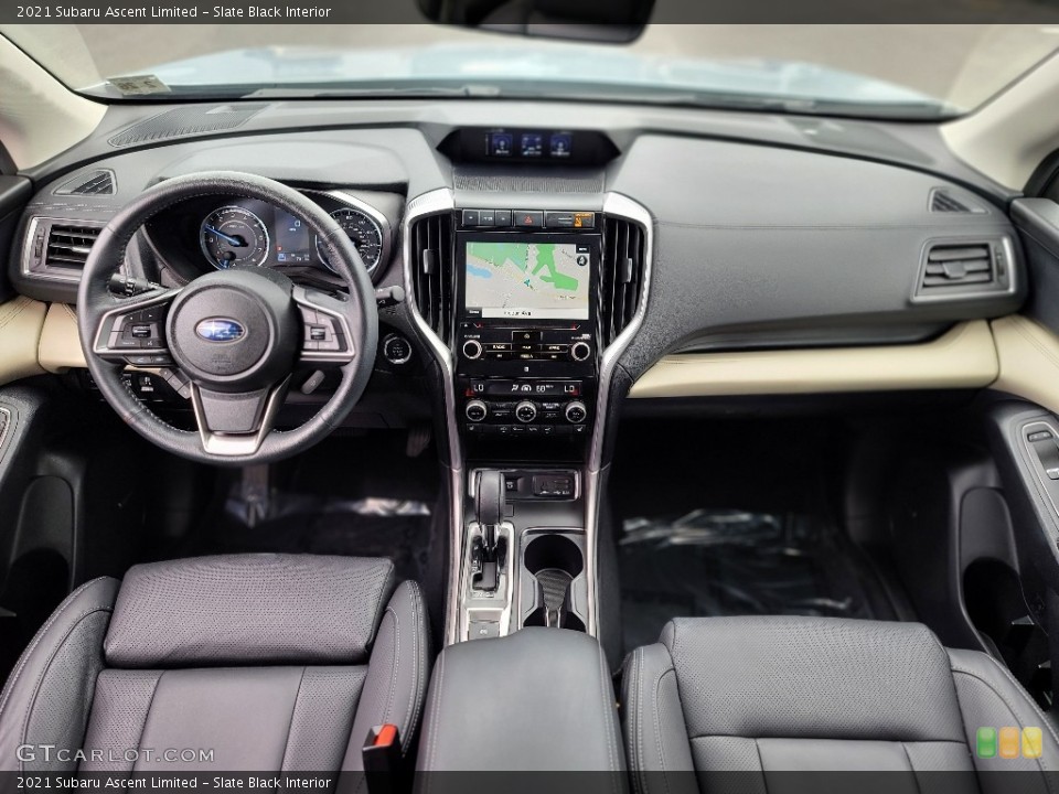 Slate Black Interior Dashboard for the 2021 Subaru Ascent Limited #142731098
