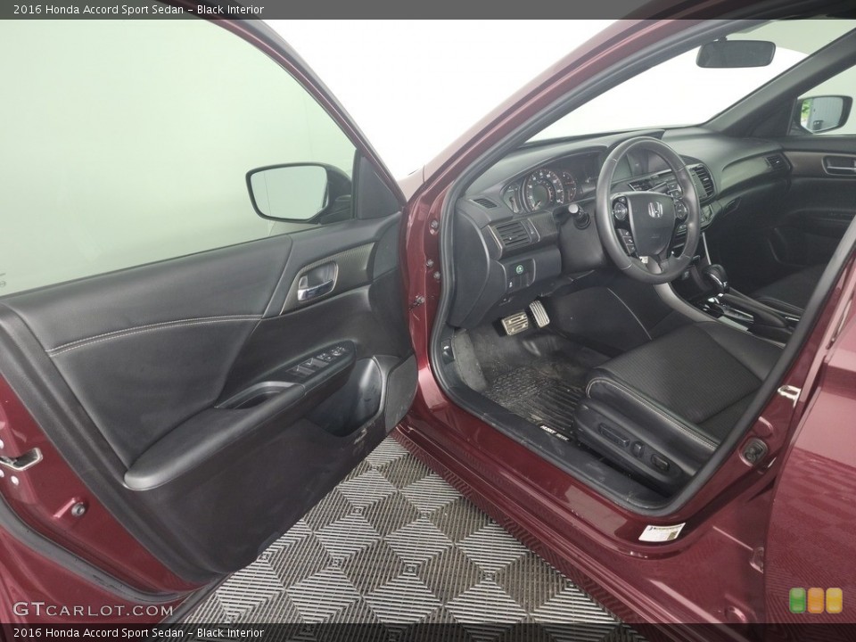 Black Interior Front Seat for the 2016 Honda Accord Sport Sedan #142732385