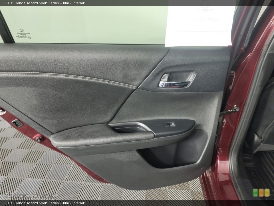 Black Interior Door Panel for the 2016 Honda Accord Sport Sedan #142732562