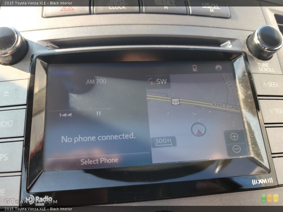Black Interior Navigation for the 2015 Toyota Venza XLE #142733600