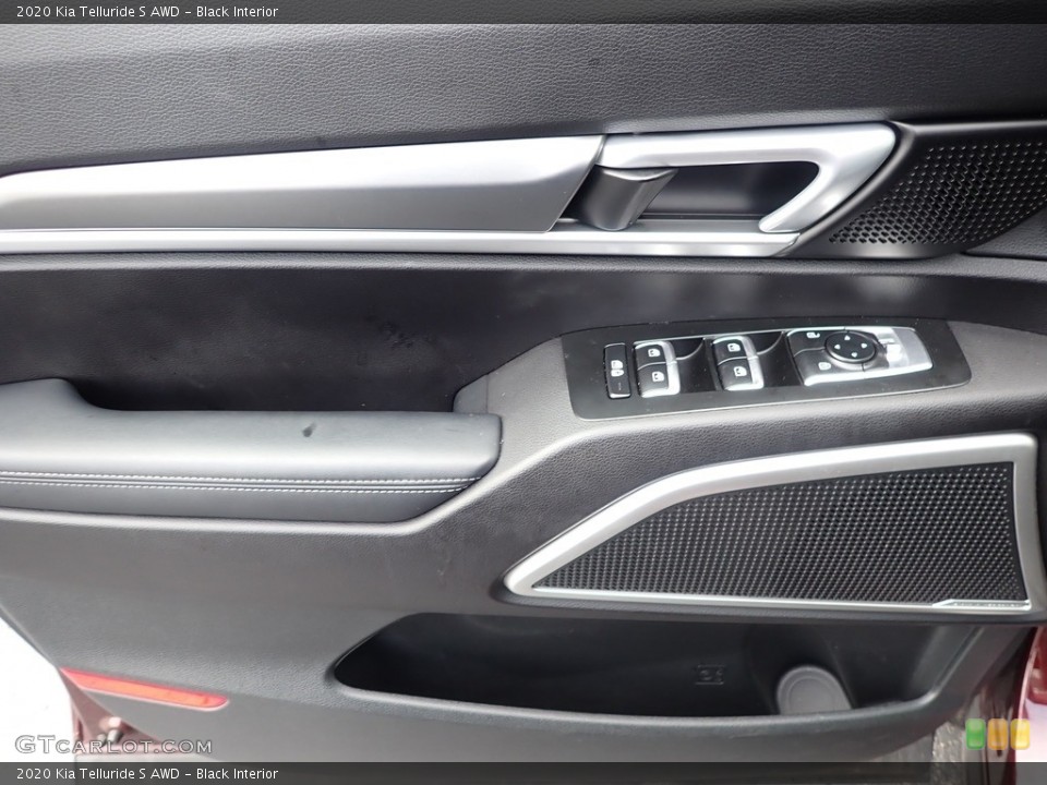 Black Interior Door Panel for the 2020 Kia Telluride S AWD #142737103