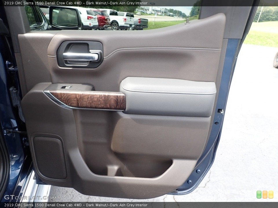 Dark Walnut/­Dark Ash Grey Interior Door Panel for the 2019 GMC Sierra 1500 Denali Crew Cab 4WD #142738330