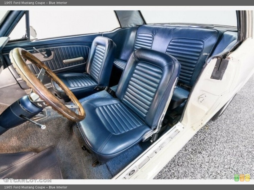 Blue 1965 Ford Mustang Interiors