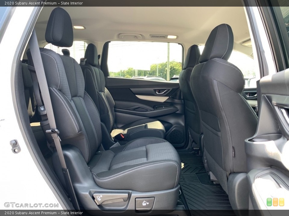 Slate Interior Rear Seat for the 2020 Subaru Ascent Premium #142739908