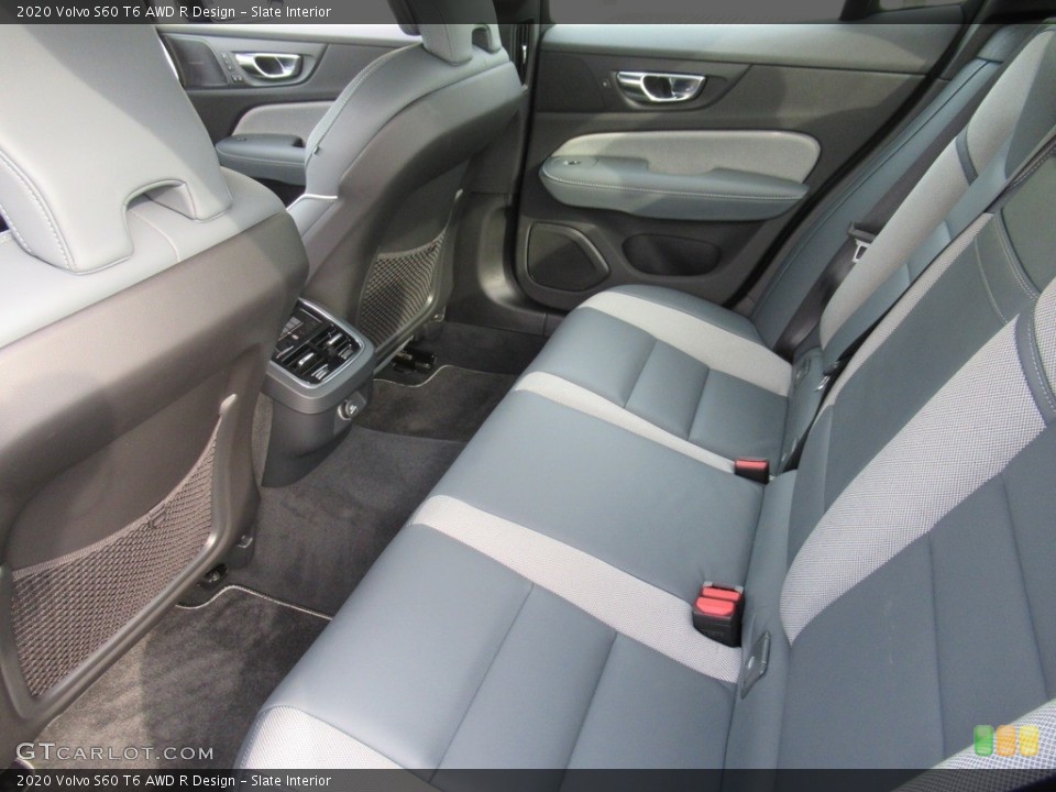 Slate Interior Rear Seat for the 2020 Volvo S60 T6 AWD R Design #142744345
