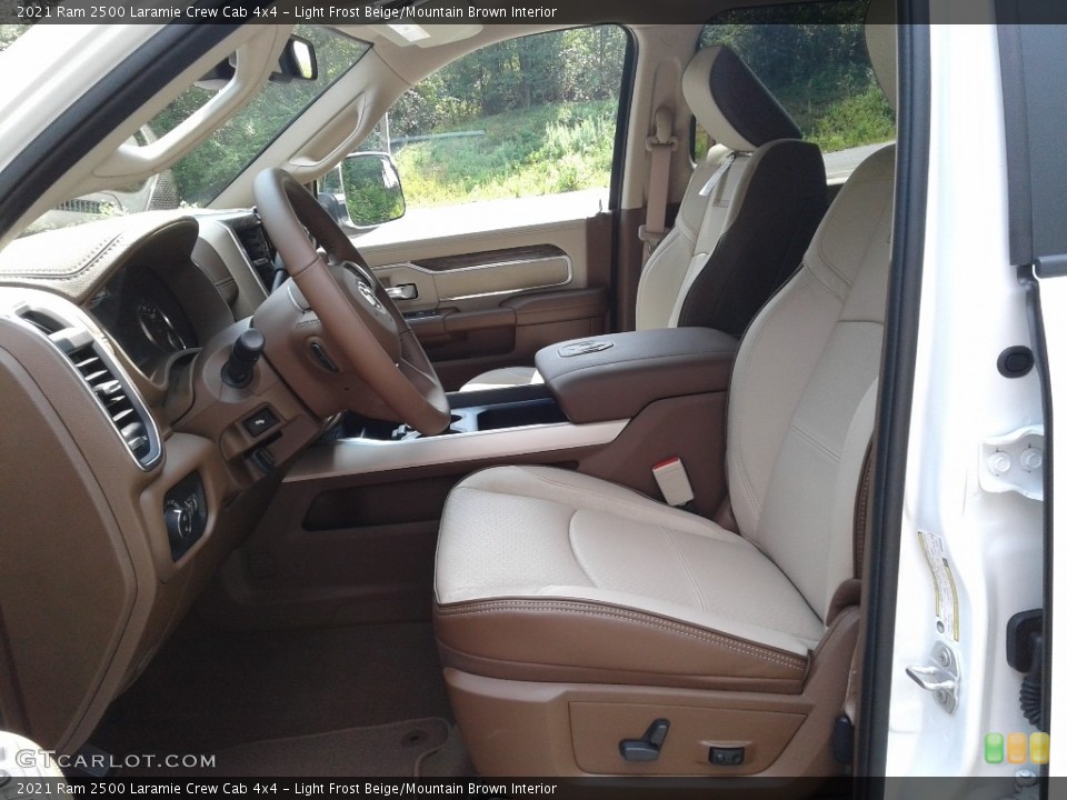 Light Frost Beige/Mountain Brown 2021 Ram 2500 Interiors