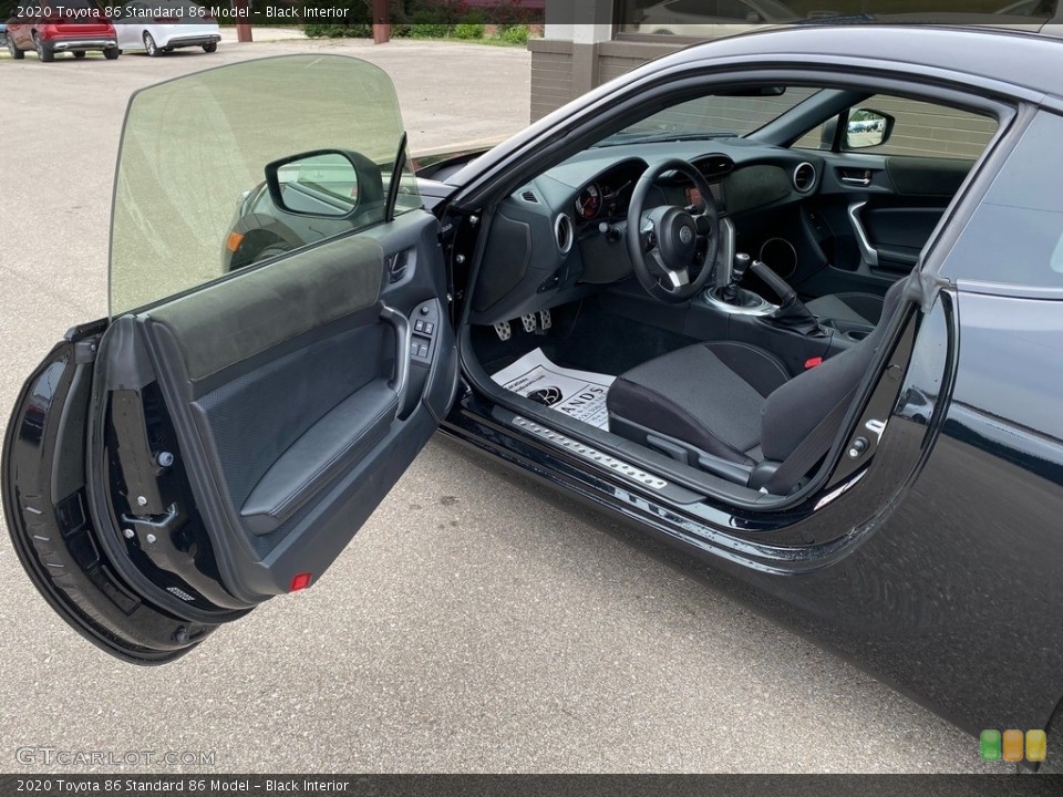 Black Interior Front Seat for the 2020 Toyota 86  #142745381