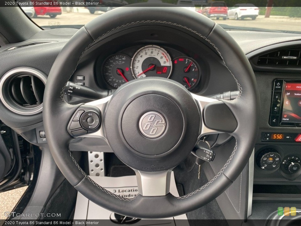 Black Interior Steering Wheel for the 2020 Toyota 86  #142745458