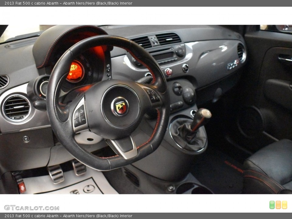 Abarth Nero/Nero (Black/Black) Interior Dashboard for the 2013 Fiat 500 c cabrio Abarth #142745917