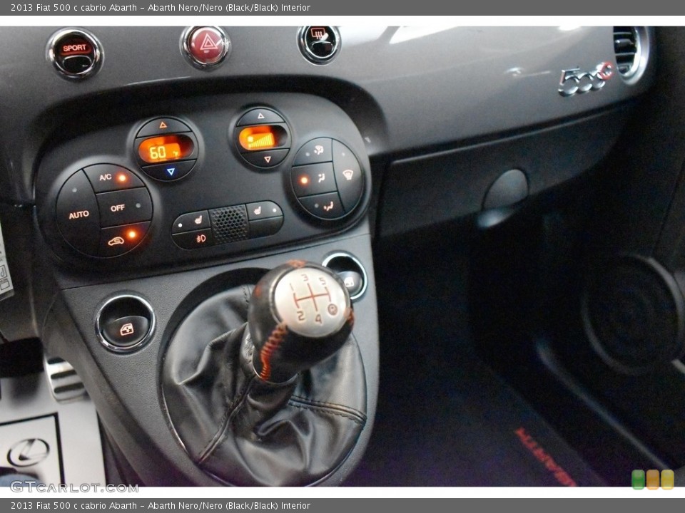 Abarth Nero/Nero (Black/Black) Interior Transmission for the 2013 Fiat 500 c cabrio Abarth #142745965