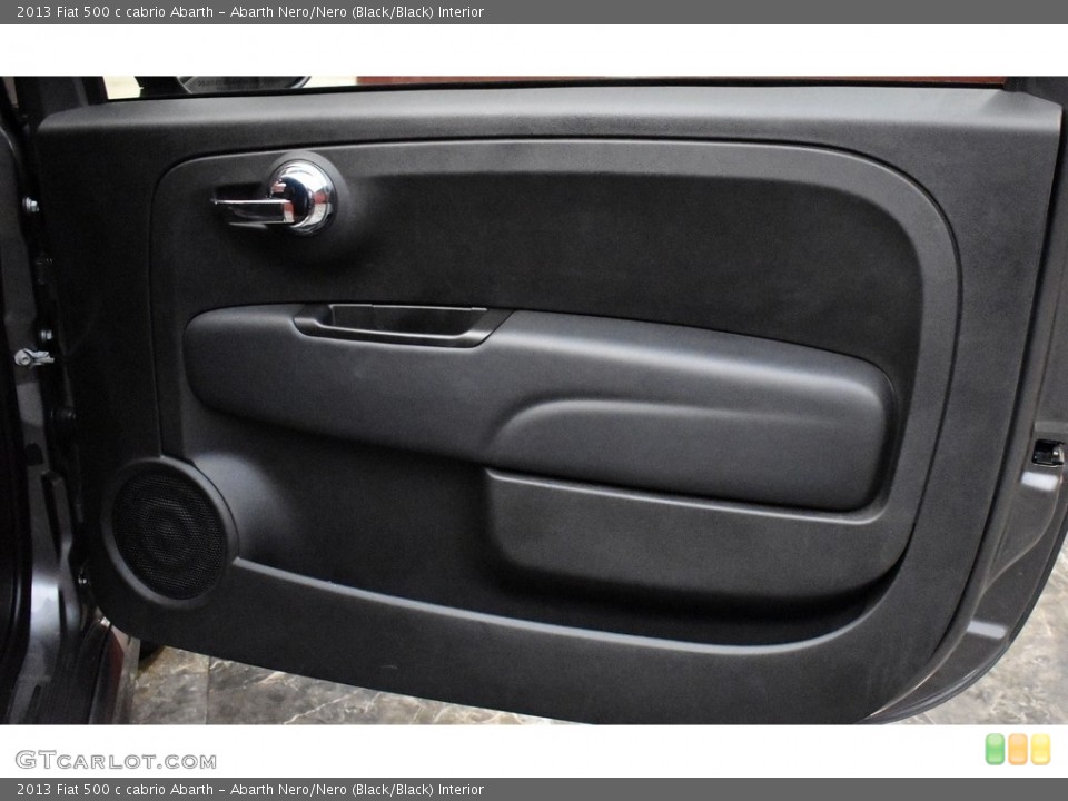Abarth Nero/Nero (Black/Black) Interior Door Panel for the 2013 Fiat 500 c cabrio Abarth #142746058