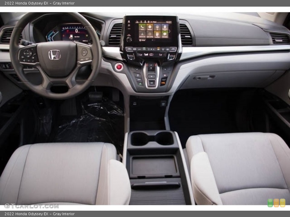 Gray Interior Dashboard for the 2022 Honda Odyssey EX #142746109