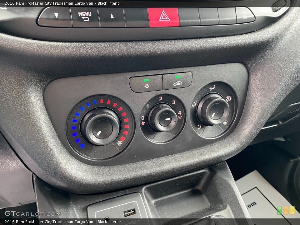 Black Interior Controls for the 2016 Ram ProMaster City Tradesman Cargo Van #142746472