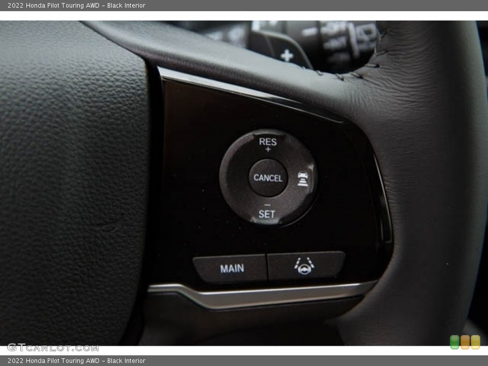 Black Interior Steering Wheel for the 2022 Honda Pilot Touring AWD #142747000