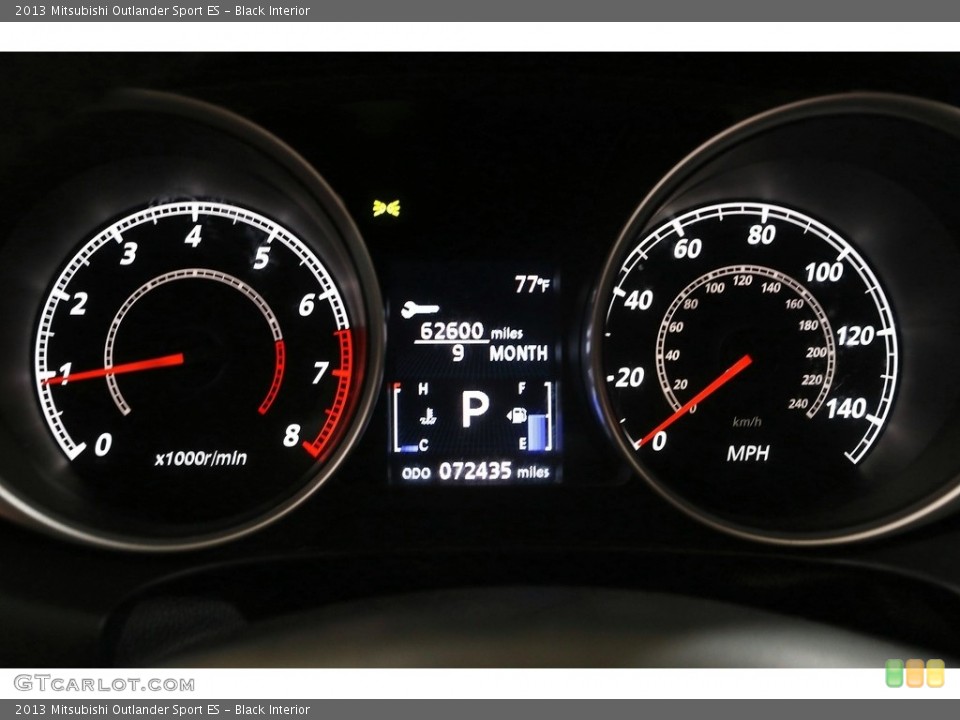Black Interior Gauges for the 2013 Mitsubishi Outlander Sport ES #142747627