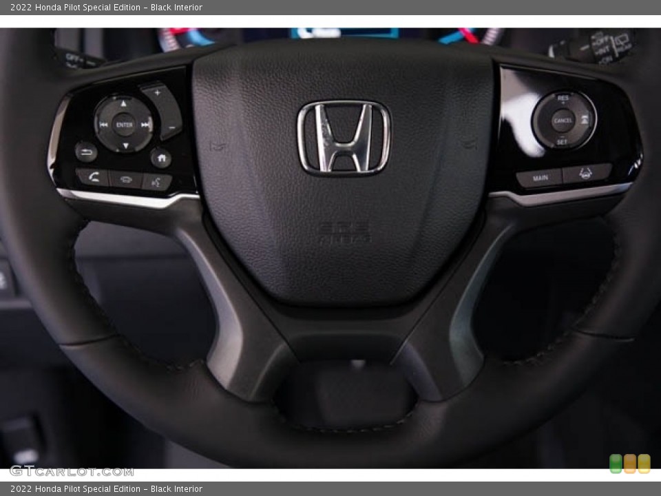 Black Interior Steering Wheel for the 2022 Honda Pilot Special Edition #142747948