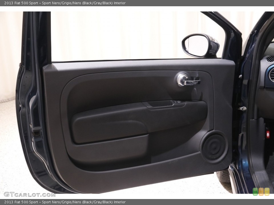 Sport Nero/Grigio/Nero (Black/Gray/Black) Interior Door Panel for the 2013 Fiat 500 Sport #142752008