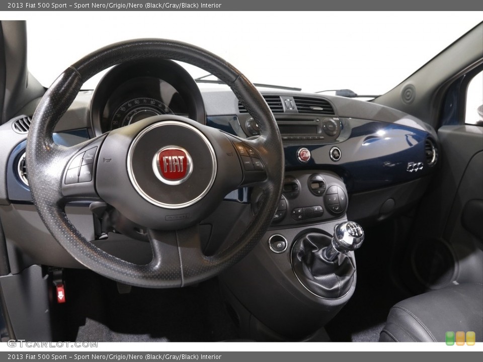 Sport Nero/Grigio/Nero (Black/Gray/Black) Interior Dashboard for the 2013 Fiat 500 Sport #142752038