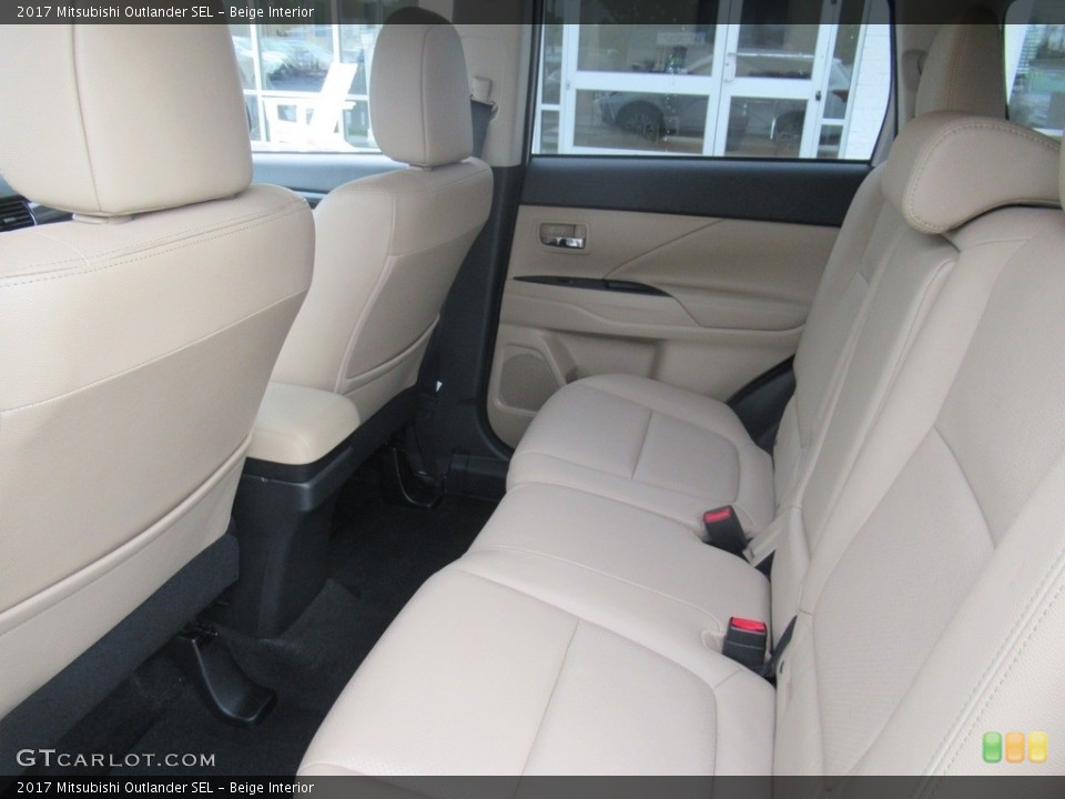 Beige Interior Rear Seat for the 2017 Mitsubishi Outlander SEL #142752386