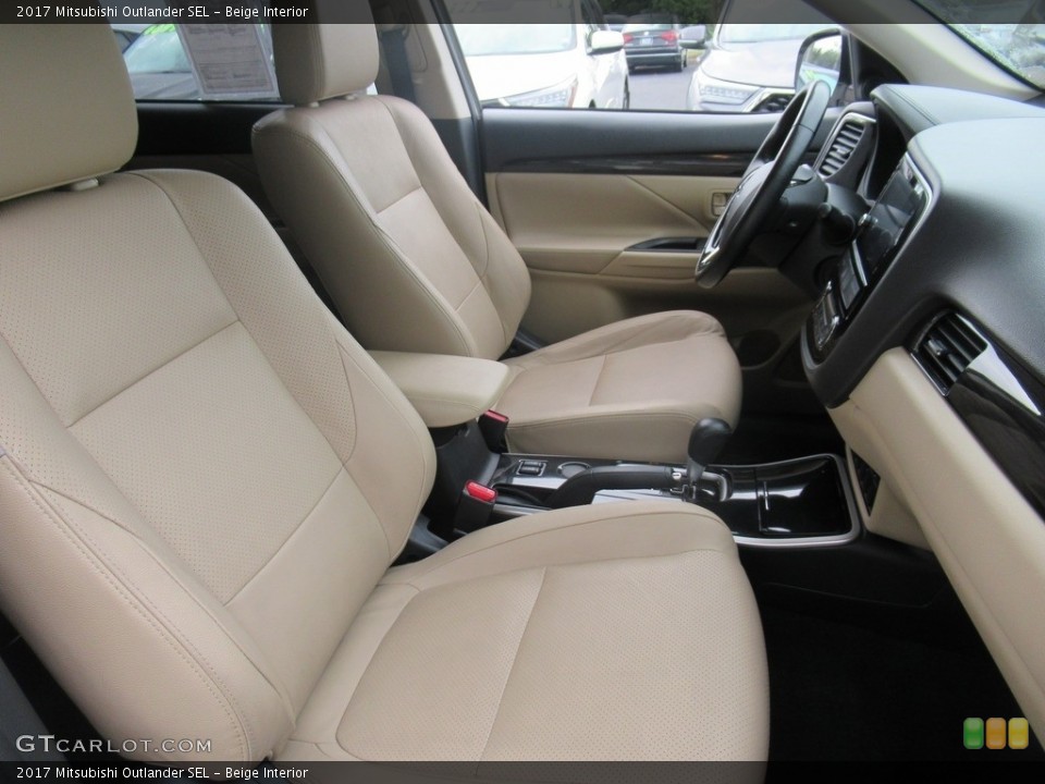 Beige Interior Front Seat for the 2017 Mitsubishi Outlander SEL #142752404