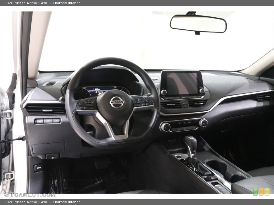 Charcoal Interior Dashboard for the 2020 Nissan Altima S AWD #142752923