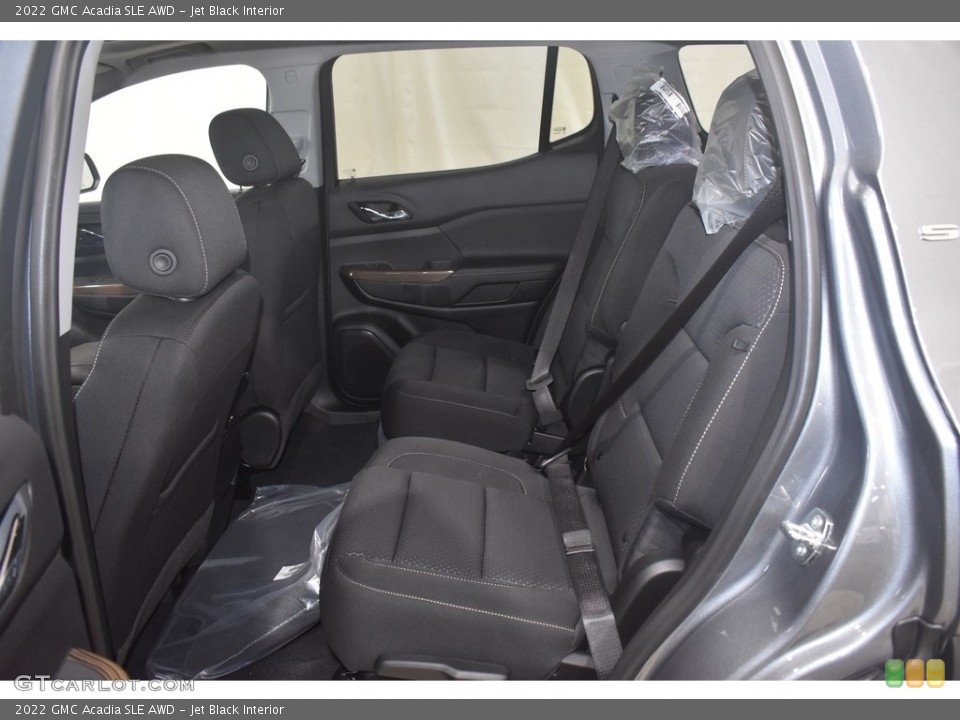 Jet Black Interior Rear Seat for the 2022 GMC Acadia SLE AWD #142756322