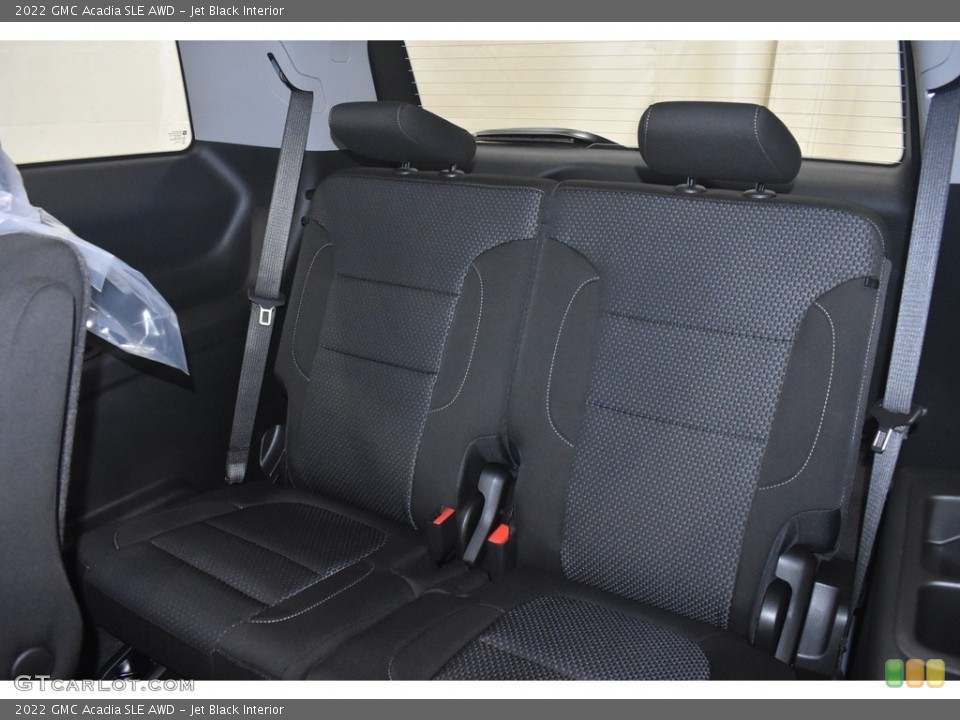 Jet Black Interior Rear Seat for the 2022 GMC Acadia SLE AWD #142756346