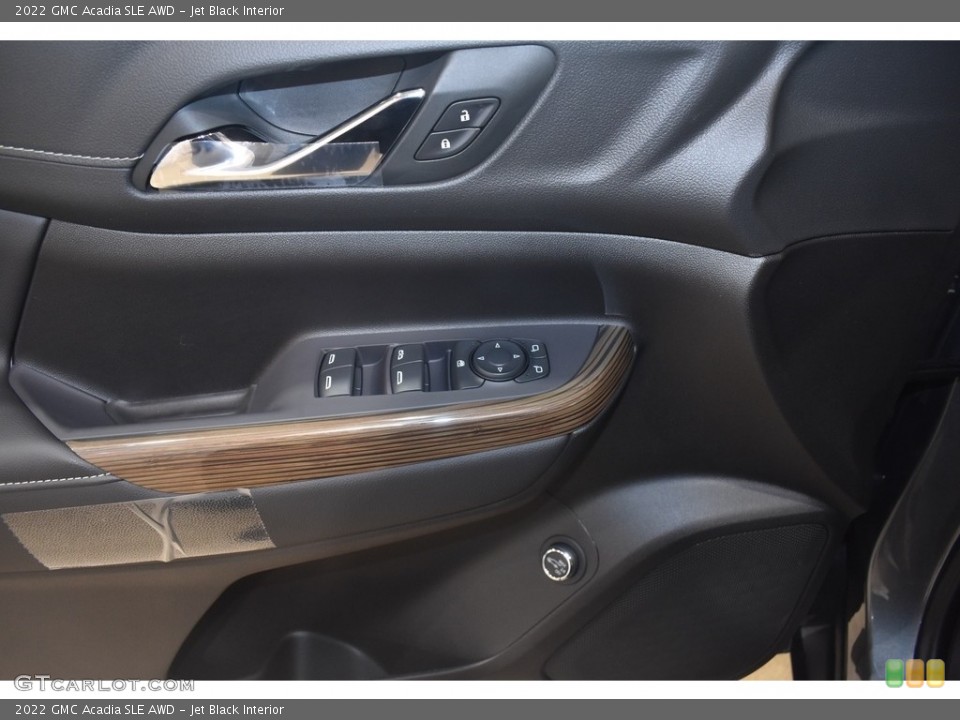 Jet Black Interior Door Panel for the 2022 GMC Acadia SLE AWD #142756358
