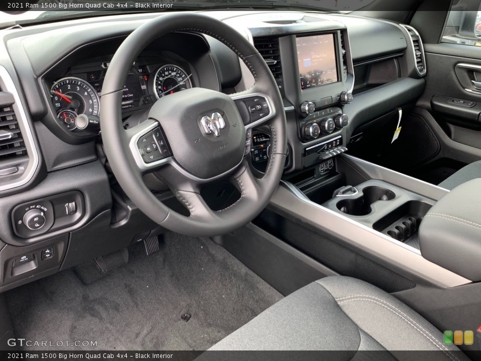 Black Interior Dashboard for the 2021 Ram 1500 Big Horn Quad Cab 4x4 #142757648