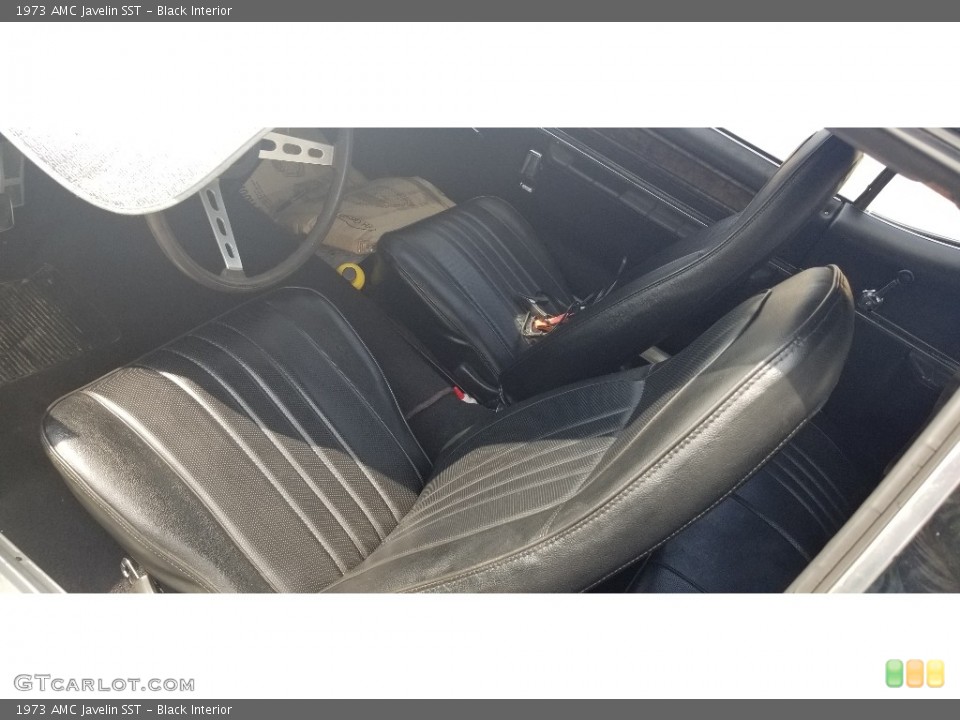 Black 1973 AMC Javelin Interiors