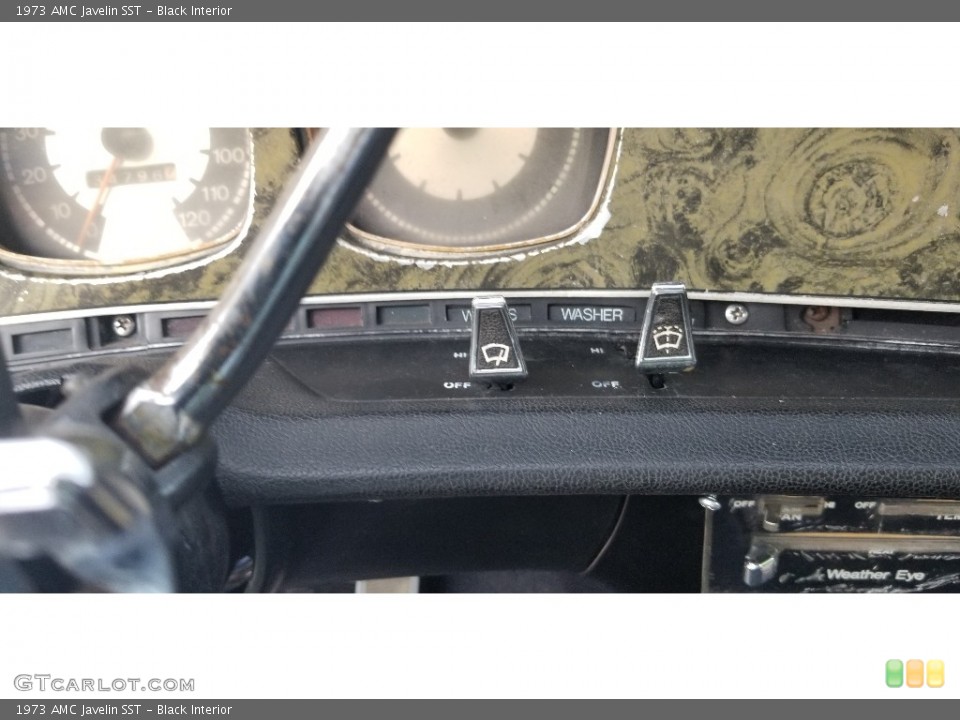 Black Interior Controls for the 1973 AMC Javelin SST #142757795