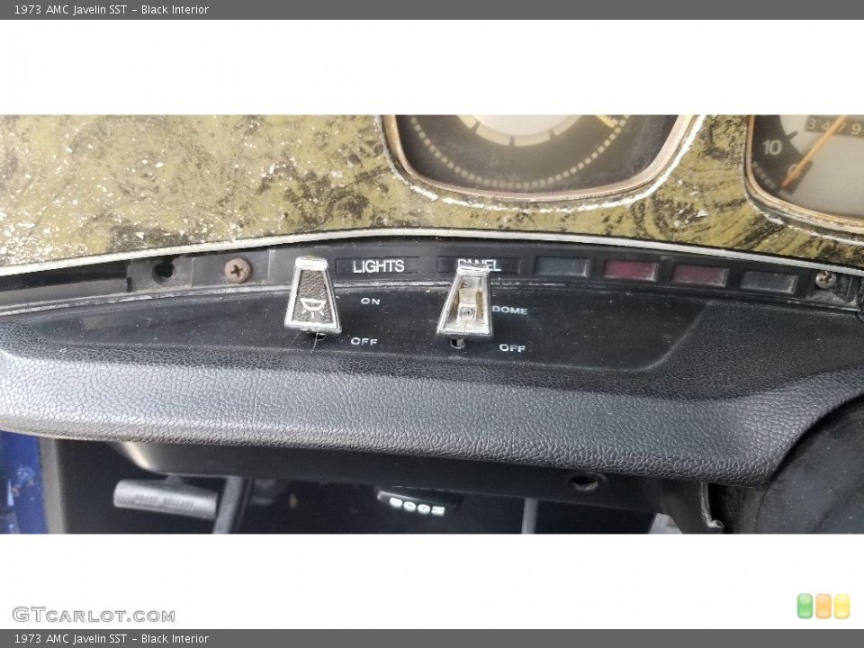 Black Interior Controls for the 1973 AMC Javelin SST #142757819