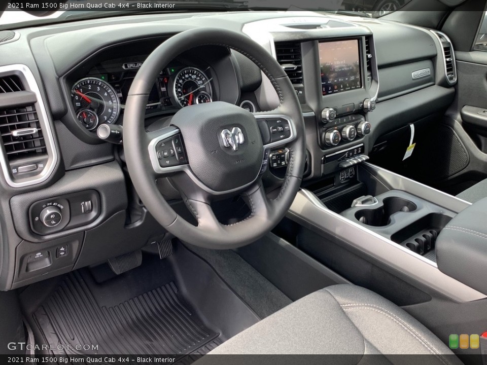 Black Interior Dashboard for the 2021 Ram 1500 Big Horn Quad Cab 4x4 #142758677