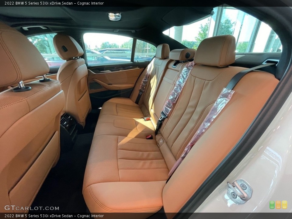 Cognac Interior Rear Seat for the 2022 BMW 5 Series 530i xDrive Sedan #142758842