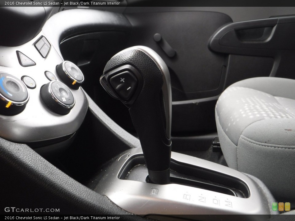 Jet Black/Dark Titanium Interior Transmission for the 2016 Chevrolet Sonic LS Sedan #142761044