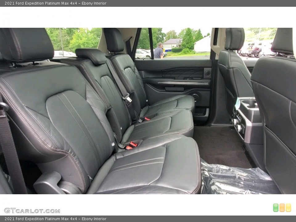 Ebony Interior Rear Seat for the 2021 Ford Expedition Platinum Max 4x4 #142761452