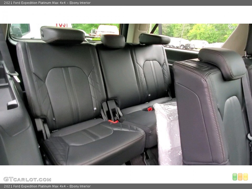 Ebony Interior Rear Seat for the 2021 Ford Expedition Platinum Max 4x4 #142761479