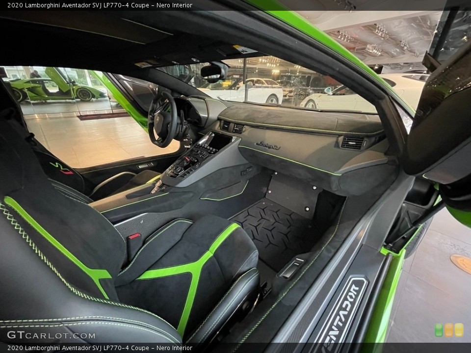 Nero Interior Photo for the 2020 Lamborghini Aventador SVJ LP770-4 Coupe #142761881